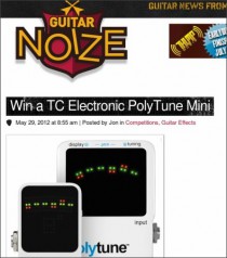 Win a TC Electronic PolyTune Mini