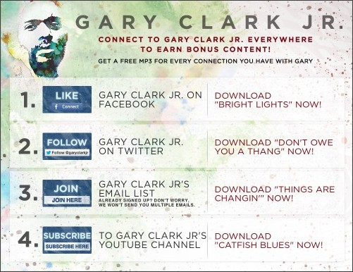 4曲無料 Gary Clark Jr.