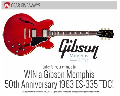 当たる！Gibson Memphis 50th Anniversary 963 ES-335 TDC が！
